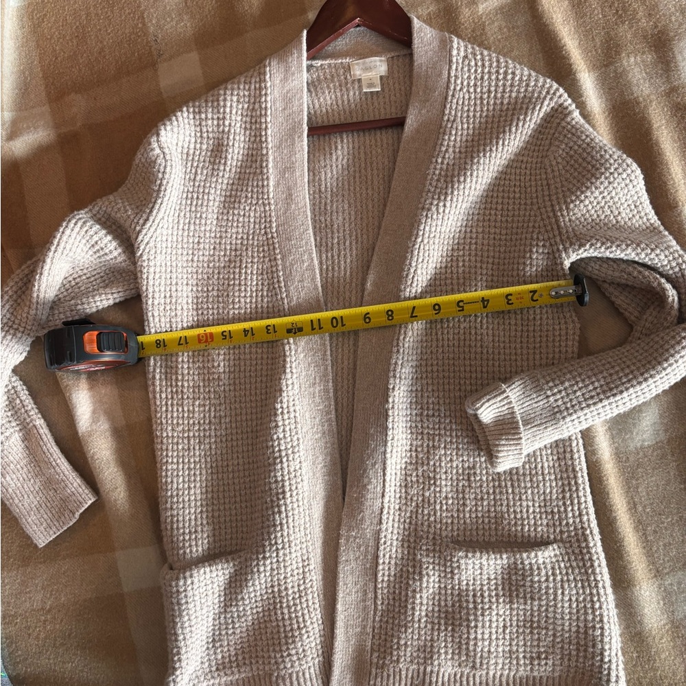Caslon Beige Textured Knit Top